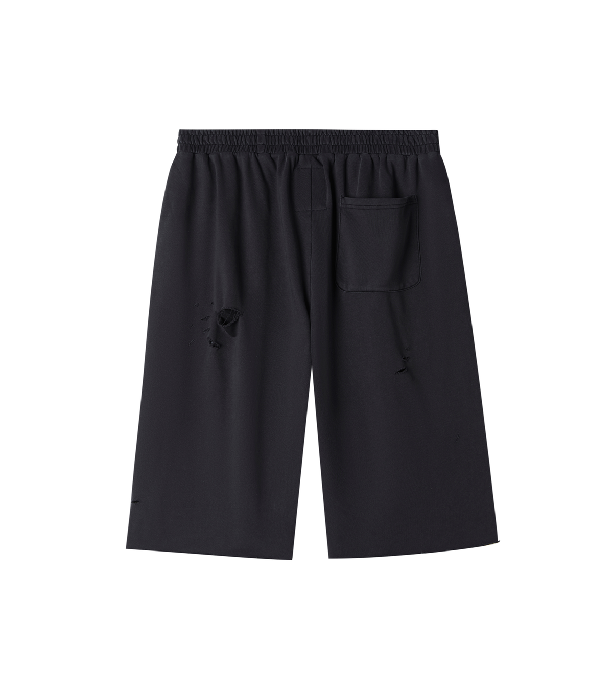 BLACK UN 3/4 SHORT