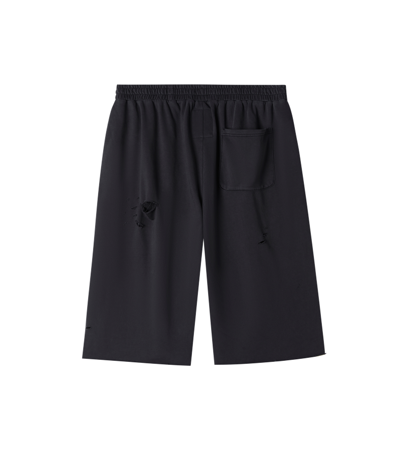 BLACK UN 3/4 SHORT